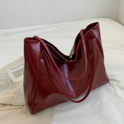 Senna Ruime shopper schoudertas in vegan leer
