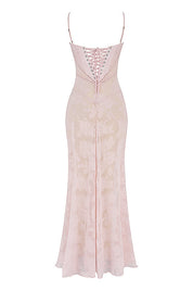 Dean | Maxi Jurk Geborduurde Elegante