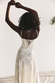 Dean | Maxi Jurk Geborduurde Elegante