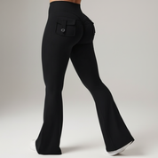 Zara Flared Legging met High Waist en Vormgevende Fit voor dames