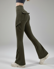Zara Flared Legging met High Waist en Vormgevende Fit voor dames