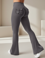 Zara Flared Legging met High Waist en Vormgevende Fit voor dames