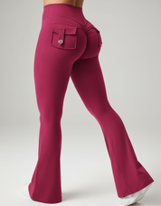 Zara Flared Legging met High Waist en Vormgevende Fit voor dames