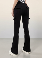 Zara Flared Legging met High Waist en Vormgevende Fit voor dames