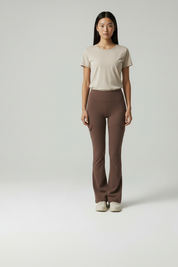 Zara Flared Legging met High Waist en Vormgevende Fit voor dames