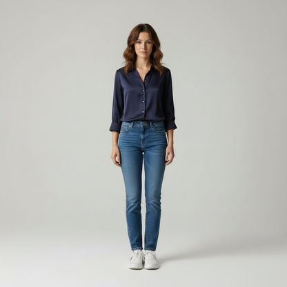 Saar | Elegant Comfort Vrouwelijke Blouse
