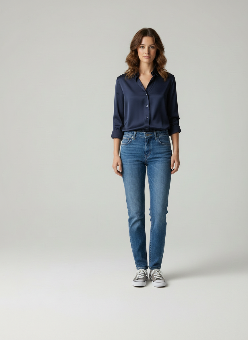 Saar | Elegant Comfort Vrouwelijke Blouse