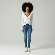 Kaycie | Top met Asymmetrische Wikkel