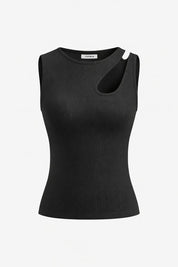 Italy | Asymmetrische halslijn Tanktop Casual
