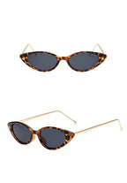 Riva Retro cat-eye zonnebril met smal montuur, UV-bescherming, voor dames