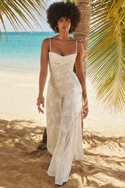 Dean | Maxi Jurk Geborduurde Elegante