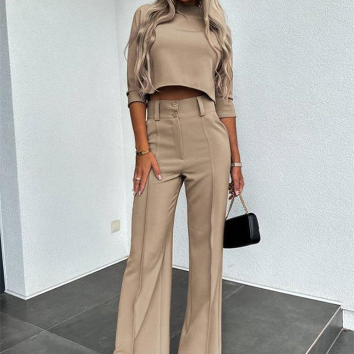 Isabela | Broekpak Set Wijde Pijpen