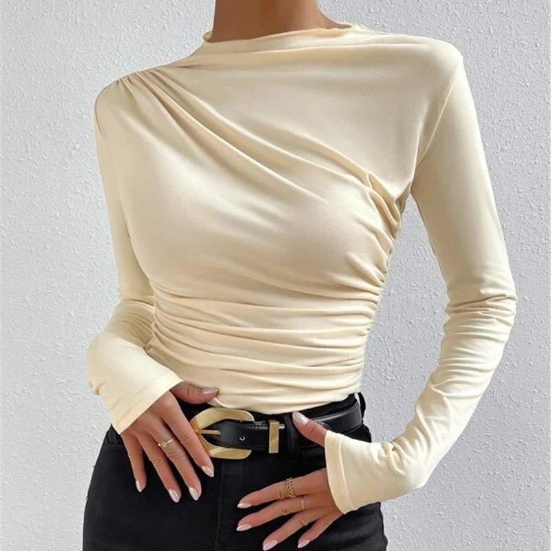 Brie | Top met Ruché Draping