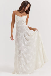 Dean | Maxi Jurk Geborduurde Elegante