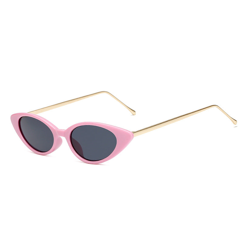 Riva Retro cat-eye zonnebril met smal montuur, UV-bescherming, voor dames