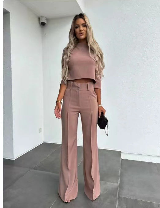 Isabela | Broekpak Set Wijde Pijpen