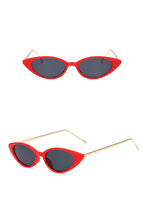 Riva Retro cat-eye zonnebril met smal montuur, UV-bescherming, voor dames