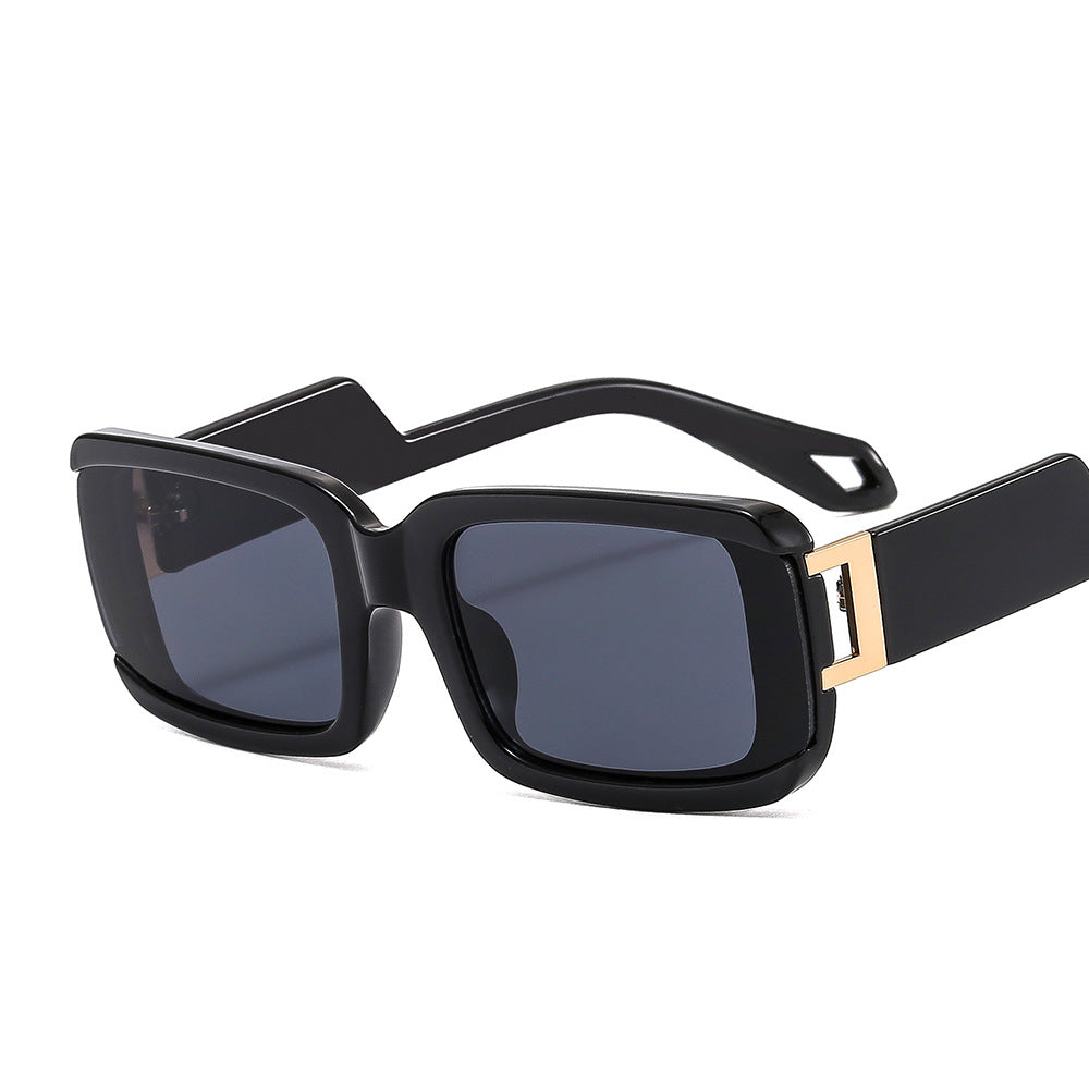 Cora Vierkante zonnebril met luxe details voor dames
