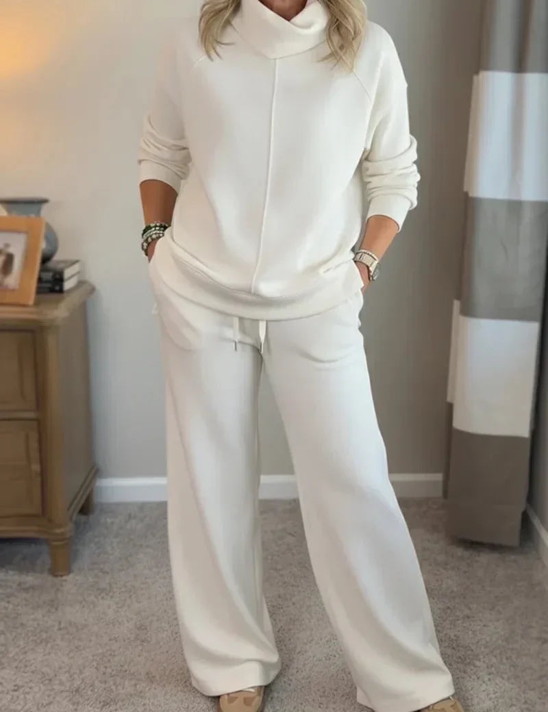 White loungewear set front view