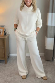 White loungewear set front view