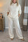 White loungewear set front view