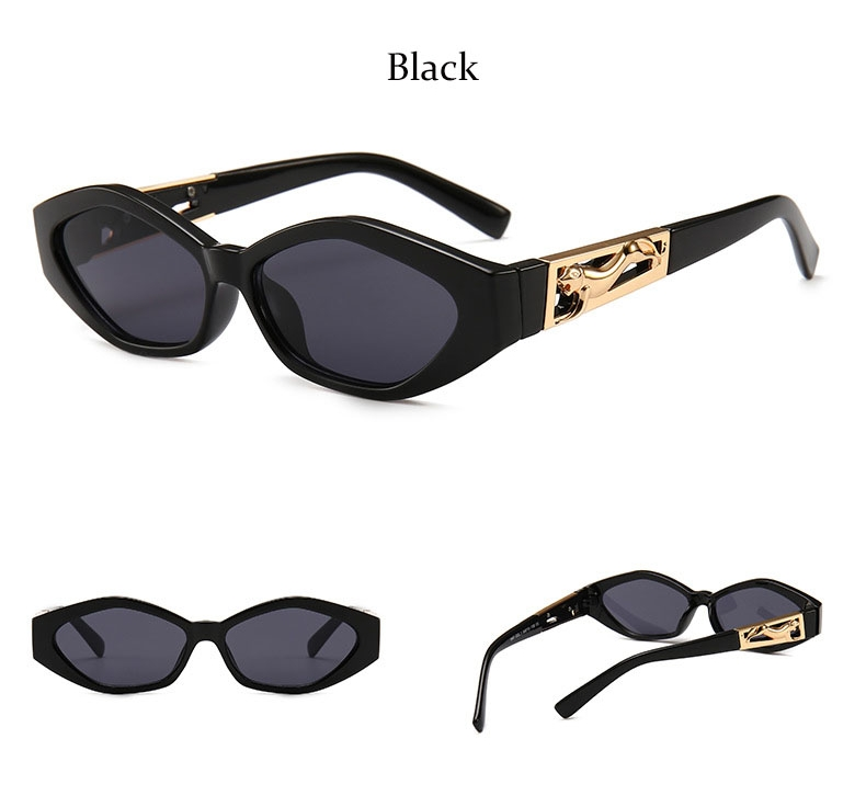 Zia cat eye zonnebril met ovaal montuur en statement pootjes voor dames