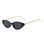 Riva Retro cat-eye zonnebril met smal montuur, UV-bescherming, voor dames