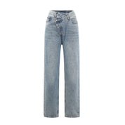 Zayla | Jeans met Crossover Tailleband