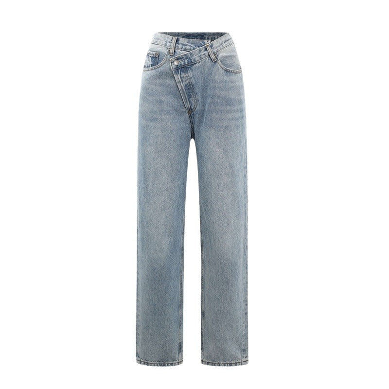 Zayla | Jeans met Crossover Tailleband