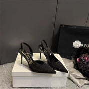 Leslie | Pumps met Strass & Enkelbandje