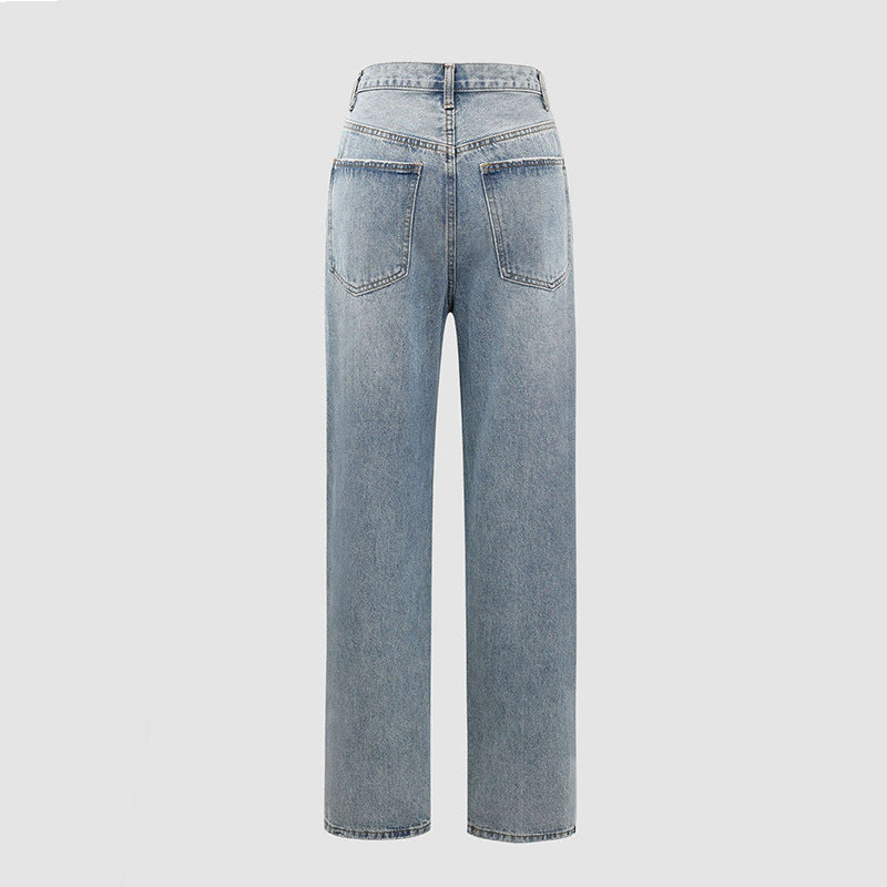 Zayla | Jeans met Crossover Tailleband
