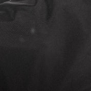 Schoudertas zwart textiel detailopname