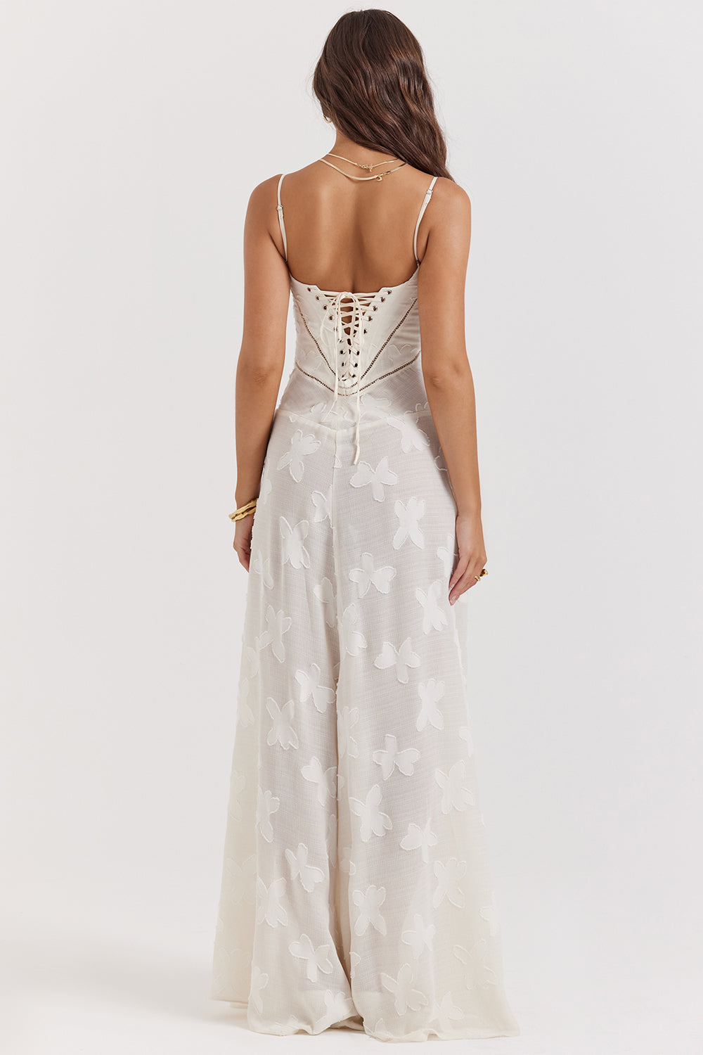 Dean | Maxi Jurk Geborduurde Elegante