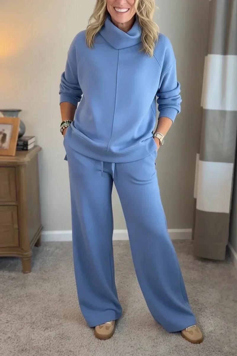Light blue loungewear set front view