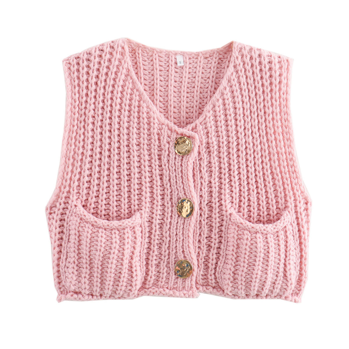 Madelin | Vest met Chunky Knit Textuur