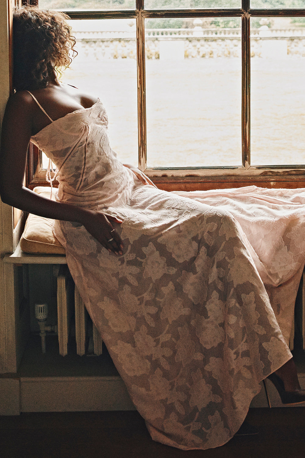 Dean | Maxi Jurk Geborduurde Elegante
