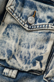 Luna | Wide-Leg Cargo Jeans met Vintage Utility Details