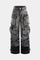 Cargo jeans dark wash front view