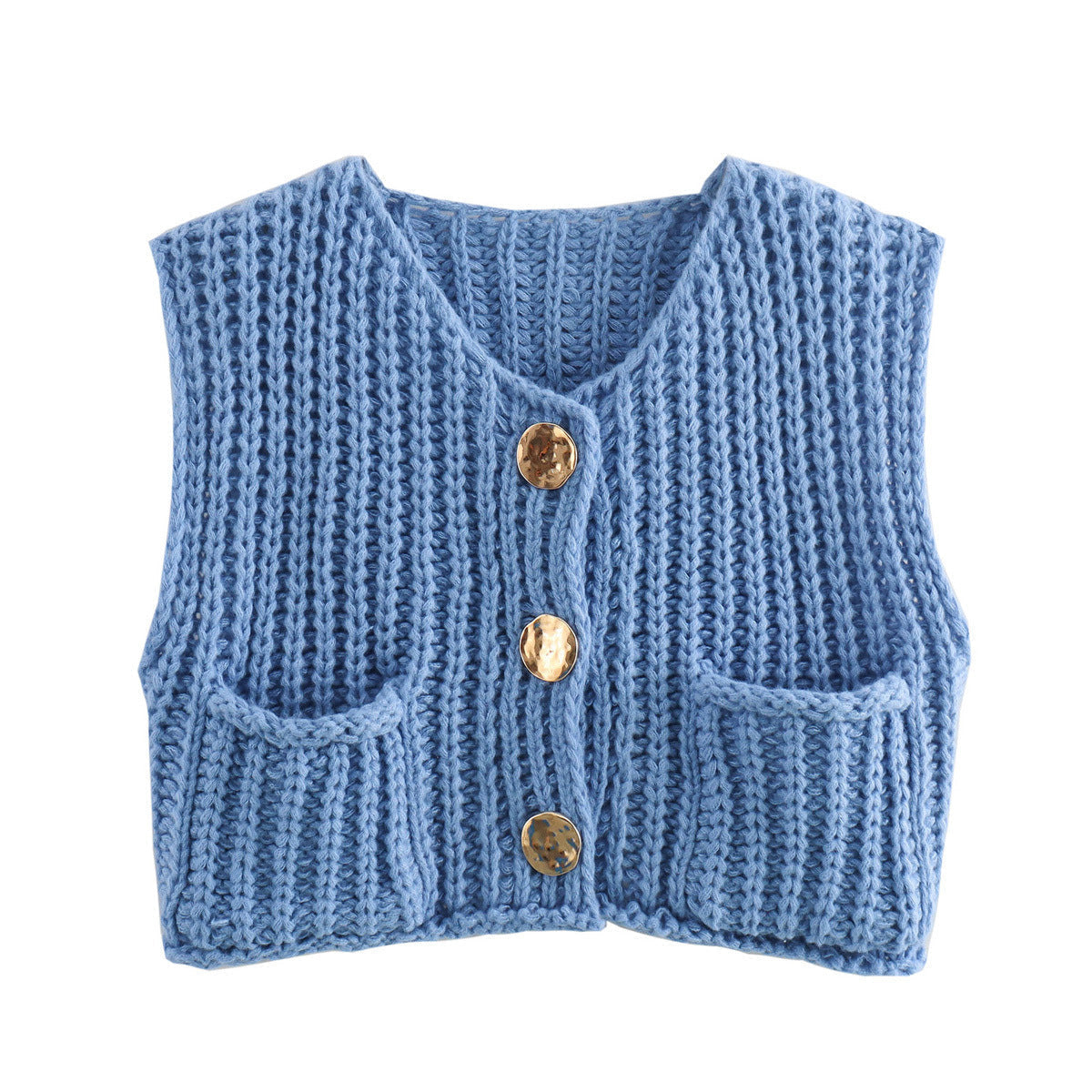 Madelin | Vest met Chunky Knit Textuur