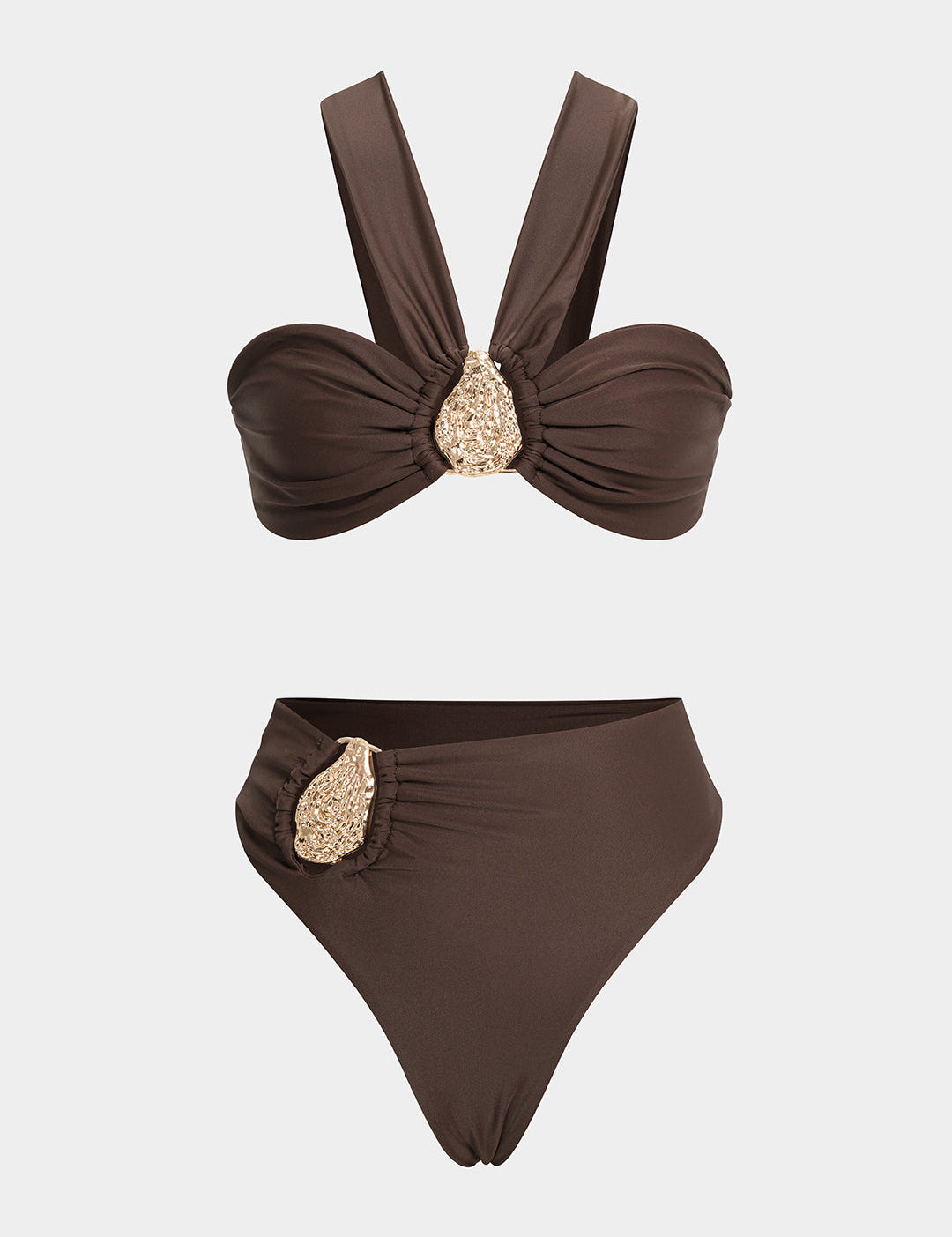 Astra | Dames Bikiniset - Asymmetrisch met Metallic Accenten 0