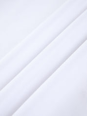 White summer dress fabric detail, close-up