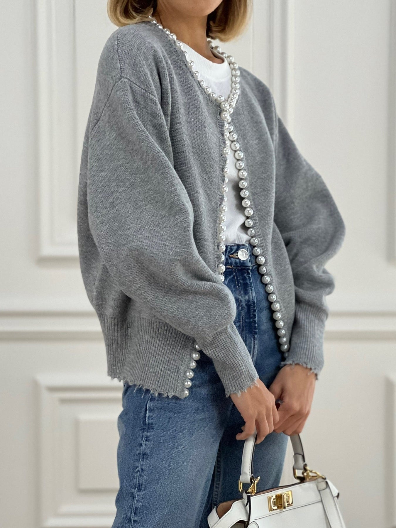Raina Elegante cardigan met verfijnde pasvorm en zachte comfortabele stof voor dames