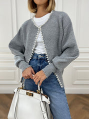Raina Elegante cardigan met verfijnde pasvorm en zachte comfortabele stof voor dames