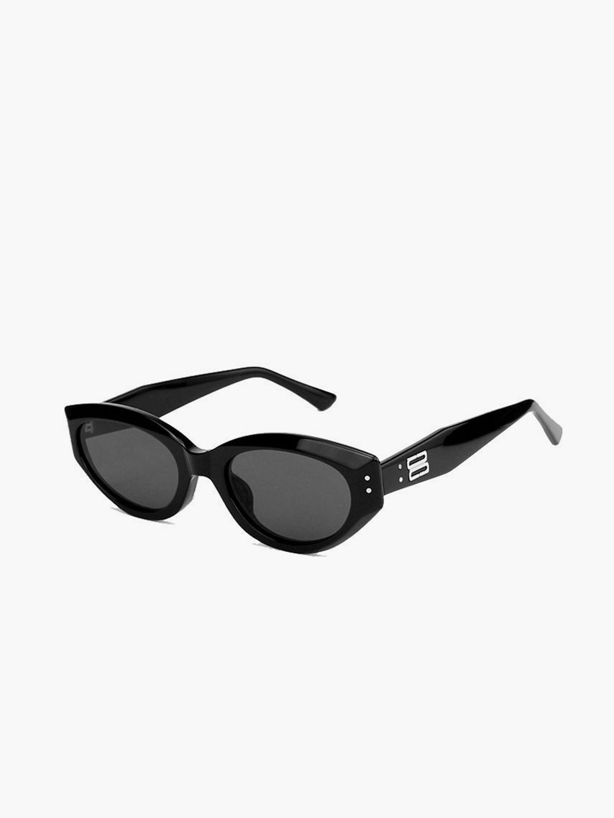 Sunglasses black acetate front view
