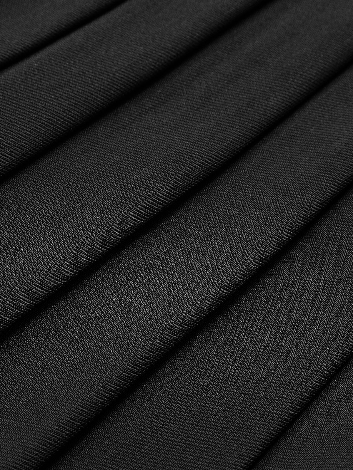 Black fabric texture detail close-up