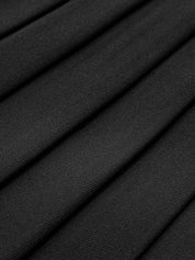 Black fabric texture detail close-up