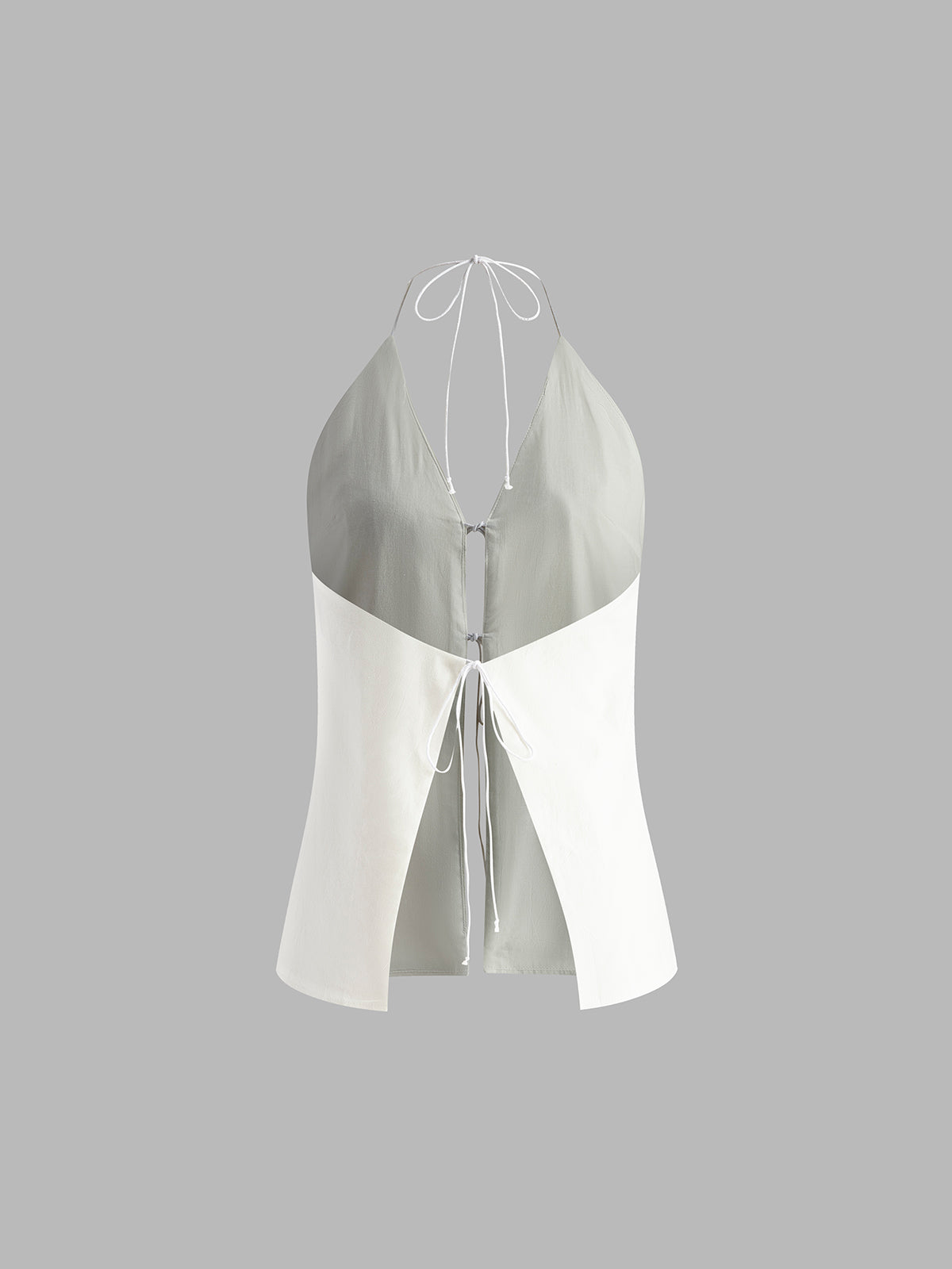 Bunny | Open rug haltertop twee-delige set vakantie