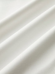 Two-piece set white fabric texture close-up