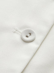 Two-piece set white fabric detail