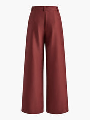 Cristi Elegante wijdbenige broek met flatterend silhouet voor dames